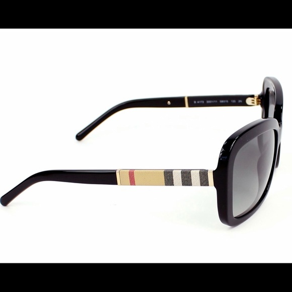 Burberry Black Square Sunglasses with Case - Picture 5 of 8